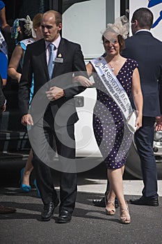 The Washington Rose and her escort