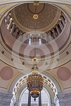 Washington State Capitol Building Chandelier Closeup