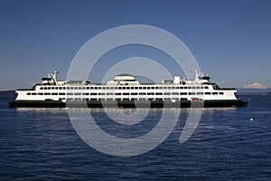 Washington State Ferry Boat Mt Baker Background