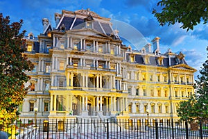 Washington, USA, Eisenhower Executive Office Building on Pennsylvania Ave near the White House.