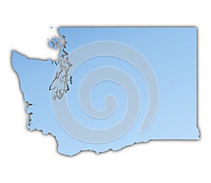 Washington(USA) map