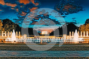 Washington, USA, Monument to National World War II Memorial