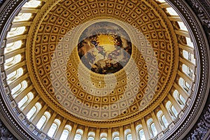 Interior of the Washington capitol hill dome Rotunda