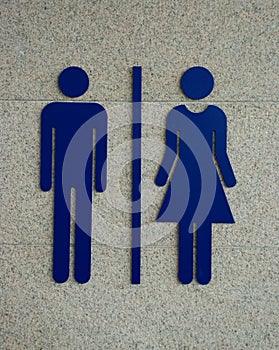 Washroom sign photo