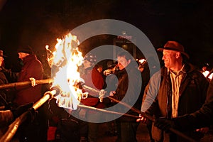 Wassail night fire