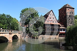Wasserturm medieval tower in Nuremberg photo