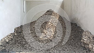 Wast sludge mud from effluent treatment photo