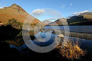 Wast Water, Cumbria, in Winter photo