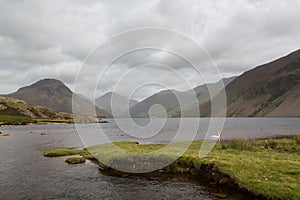 Wast water in english lake district photo