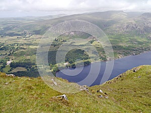 Wast Water seen from above