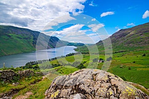 Wast Water from Yewbarrow Montain