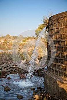 Wastage of water by tank