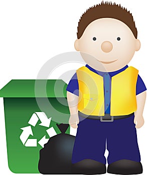 Waste binman