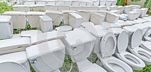 waste flush toilet outdoor .