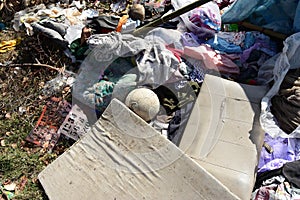 Waste from garbage that is degraded by natural means.