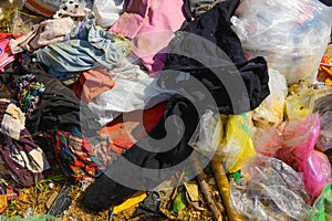Waste from garbage that is degraded by natural means. photo