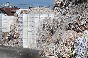 Waste paper processing