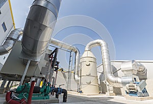 Waste plant pipes