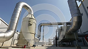 Waste plant pipes