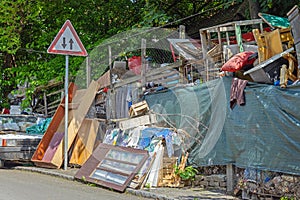 Waste Problem Hoarding House