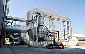 Waste processing pipeline system with turbine