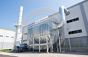 Waste processing pipeline system with turbine