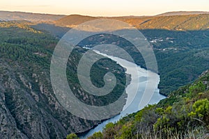 Waste in Ribeira Sacra, Balcon de Madrid viewpoint