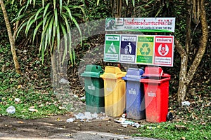 Waste separation in Thailand that doesn`t work