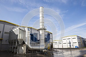 Waste-to-energy facility outside