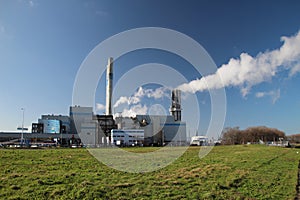 Waste to energy plant of AVR in the Botlek Harbor in Rotterdam the Netherlands.