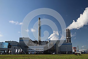 Waste to energy plant of AVR in the Botlek Harbor in Rotterdam the Netherlands.