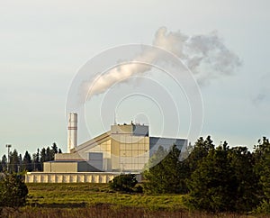 Waste to Energy Plant with Smoke
