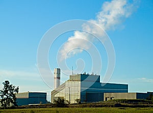 Waste to Energy Plant with Smoke