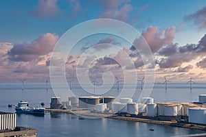 Waste-to-Energy Power Plant in Copenhagen with the ski area on the roof