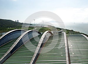 Solar planes in Waste to Energy Transformation Park