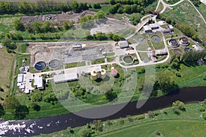 Waste-water treatment plant