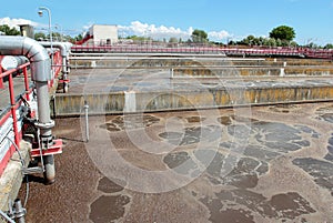 Waste-water treatment plant