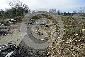 Wasteland Old Building Site