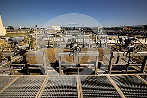 Wastewater treatment facility - Sewage Treatment. Also called municipal wastewater or sewage