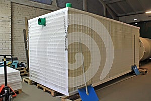 Wastewater treatment system block for multi-storey building photo