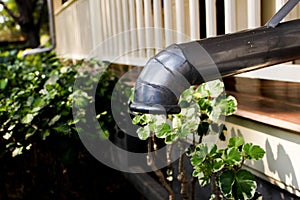 Wasting water - water drop from water pipe