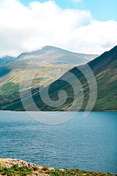 Wastwater lake in the Lake District National Park