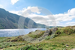 Wastwater lake in the Lake District National Park