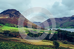 Wastwater Lake in the Lake District UK