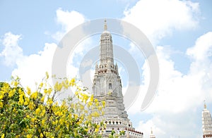 Wat Aron temple of Bangkok photo