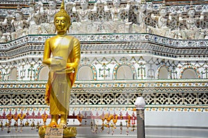 The Wat Arun Buddhist Temple in Bangkok, Thailand