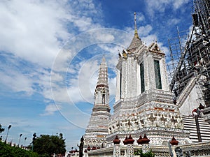 Wat Arun Rajwararam in Bangkok of Thailand