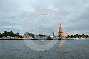 Wat Arun Ratchawararam at bangkok in thailand