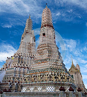 Wat Arun Ratchawararam Ratchawaramahawihan, Wat Arun in Bangkok, Thailand photo