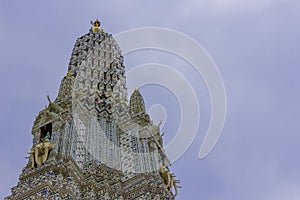 Wat Arun Ratchawararam Ratchawaramahawihan is one of the best known landmarks Bangkok